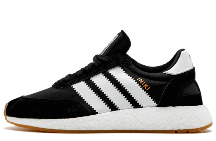 Кроссовки ADIDAS Iniki Runner Black White BY9727 черные