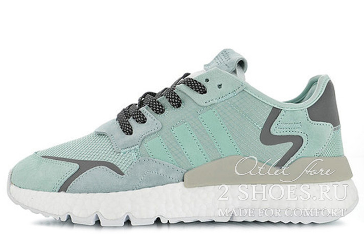 Кроссовки Adidas Nite Jogger Ice Mint Clear F33837 белые