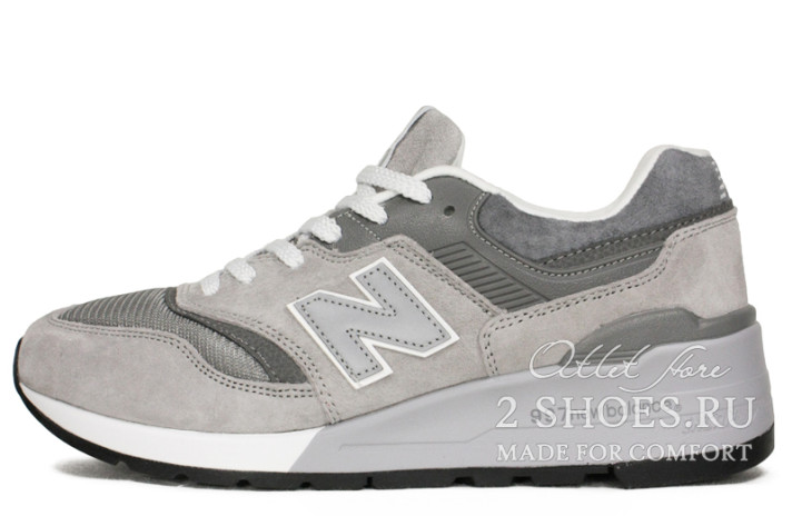 Кроссовки New Balance 997 Grey Made In The Usa M997GY серые