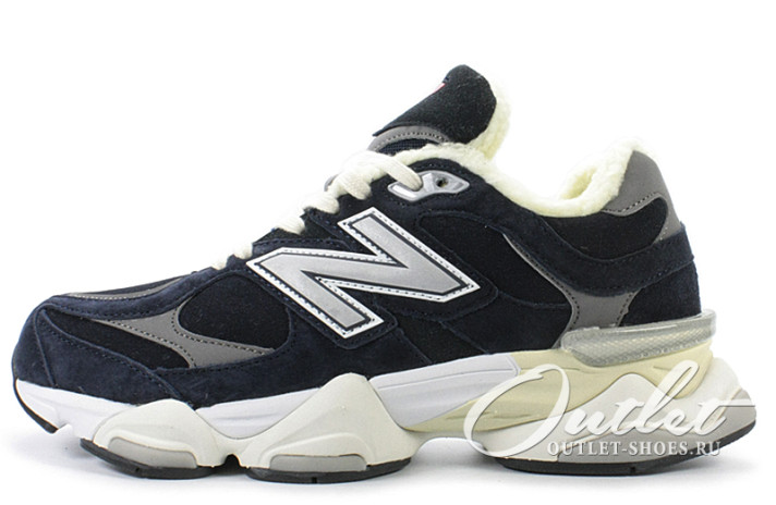 Кроссовки New Balance 9060 Winter Dark Blue  синие