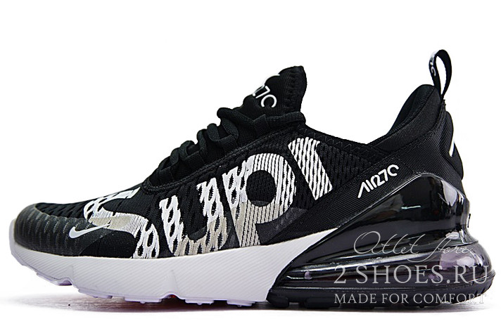 Кроссовки Nike Air Max 270 Supreme Black  черные