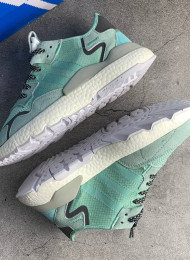 Кроссовки Adidas Nite Jogger Ice Mint Clear живое фото 1