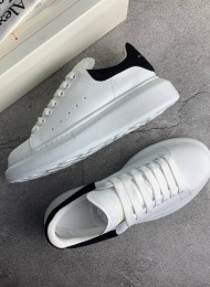 Кроссовки Alexander McQueen White Black живое фото 2