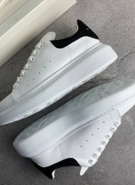 Кроссовки Alexander McQueen White Black живое фото 1