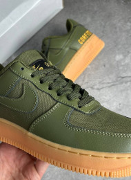 Кроссовки Nike Air Force 1 Low Gore-Tex Medium Olive Sequoia живое фото 3