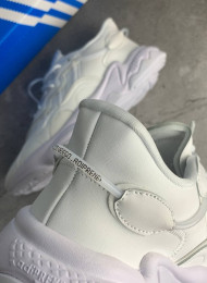 Кроссовки Adidas Ozweego Cloud White живое фото 4