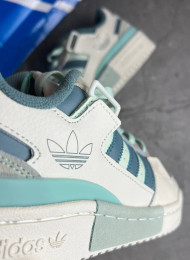 Кроссовки Adidas Forum Exhibit Low White Mint Green живое фото 4