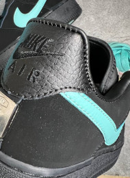 Кроссовки Nike Air Force 1 Low Tiffany & Co 1837 Black живое фото 4